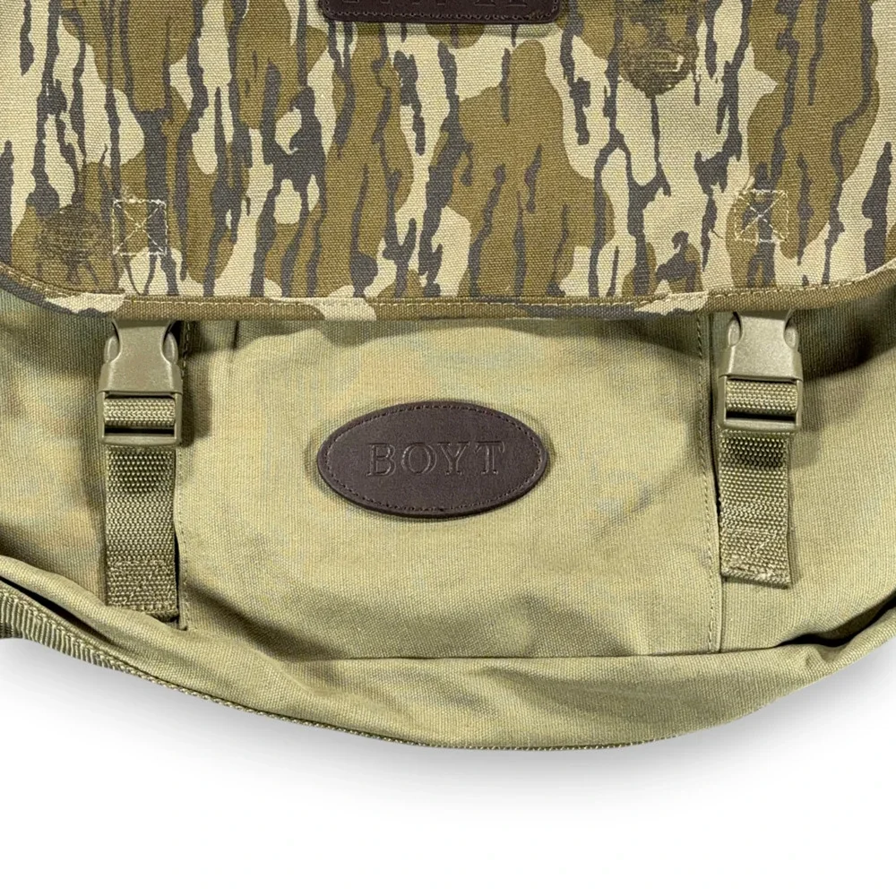 NWFT Bag Green Camo Mossy Oak Messenger Strap National Wild Turkey Federation